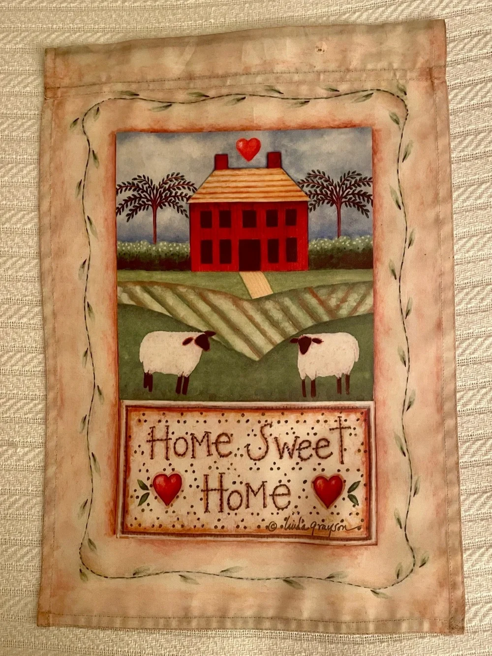 4 Home Holiday Decorative Garden Flag Set